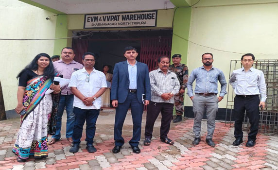 Tripura CEO Brijesh Pandey takes review of by-poll preparedness in Dharmanagar